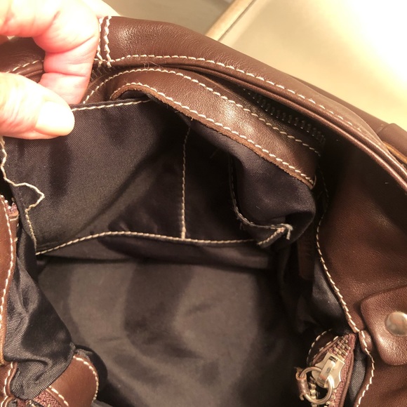 Brown leather Luis Esteve handbag - Picture 8 of 15